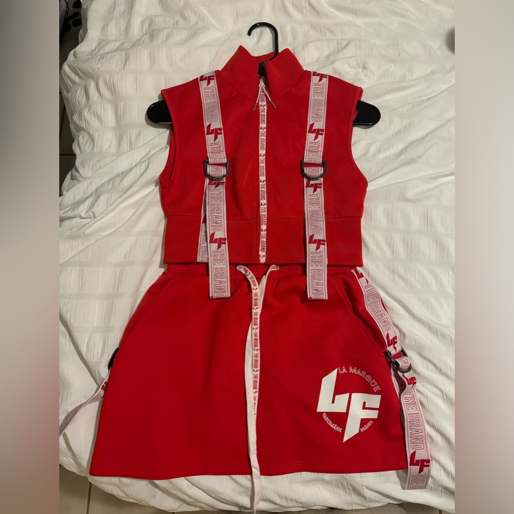 Top and skirt set